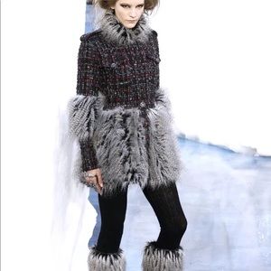 2010 Chanel Fantasy Fur Leg/Arm Warmers